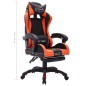 vidaXL Gaming-Stuhl mit RGB LED-Leuchten Orange und Schwarz Kunstleder vidaXL Gaming-Stuhl mit RGB LED-Leuchten Orange und Schwarz Kunstleder