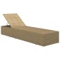 vidaXL Sonnenliege Poly Rattan Braun und Dunkelgrau vidaXL Sonnenliege Poly Rattan Braun und Dunkelgrau