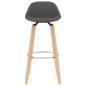 vidaXL Barhocker 2 Stk. Dunkelgrau Stoff vidaXL Barhocker 2 Stk. Dunkelgrau Stoff