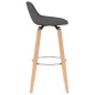 vidaXL Barhocker 2 Stk. Dunkelgrau Stoff vidaXL Barhocker 2 Stk. Dunkelgrau Stoff