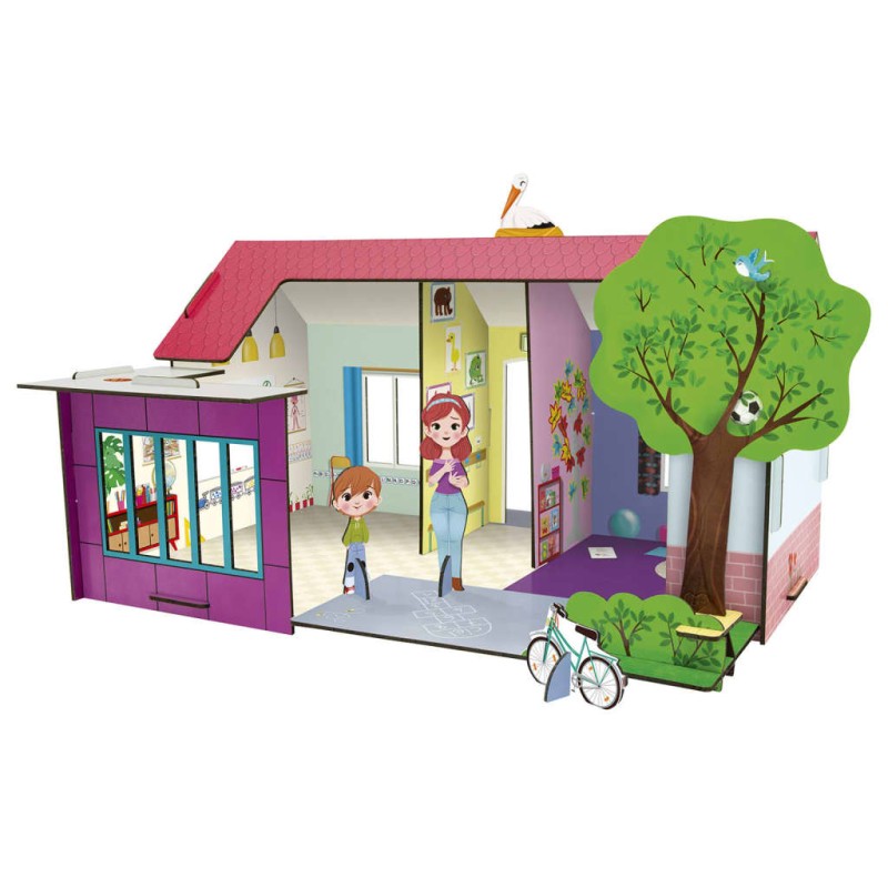 Avenue Mandarine 3D Landschaftspuzzle School Avenue Mandarine 3D Landschaftspuzzle School