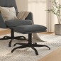 vidaXL Fußhocker Dunkelgrau 60x60x36 cm Stoff vidaXL Fußhocker Dunkelgrau 60x60x36 cm Stoff