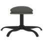vidaXL Fußhocker Dunkelgrau 60x60x36 cm Stoff vidaXL Fußhocker Dunkelgrau 60x60x36 cm Stoff