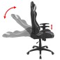 vidaXL Neigbarer Racing-Bürostuhl Kunstleder Weiß vidaXL Neigbarer Racing-Bürostuhl Kunstleder Weiß