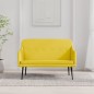 vidaXL Sitzbank Hellgelb 110x76x80 cm Stoff vidaXL Sitzbank Hellgelb 110x76x80 cm Stoff