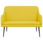 vidaXL Sitzbank Hellgelb 110x76x80 cm Stoff vidaXL Sitzbank Hellgelb 110x76x80 cm Stoff