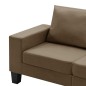 vidaXL 3-Sitzer-Sofa Braun Stoff vidaXL 3-Sitzer-Sofa Braun Stoff