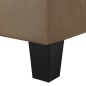 vidaXL 3-Sitzer-Sofa Braun Stoff vidaXL 3-Sitzer-Sofa Braun Stoff