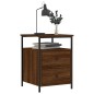 vidaXL Nachttische 2 Stk. Braun Eichen-Optik 44x45x60 cm Holzwerkstoff vidaXL Nachttische 2 Stk. Braun Eichen-Optik 44x45x60 cm Holzwerkstoff