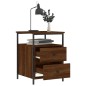 vidaXL Nachttische 2 Stk. Braun Eichen-Optik 44x45x60 cm Holzwerkstoff vidaXL Nachttische 2 Stk. Braun Eichen-Optik 44x45x60 cm Holzwerkstoff