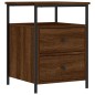 vidaXL Nachttische 2 Stk. Braun Eichen-Optik 44x45x60 cm Holzwerkstoff vidaXL Nachttische 2 Stk. Braun Eichen-Optik 44x45x60 cm Holzwerkstoff