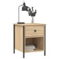 vidaXL Nachttisch Sonoma-Eiche 40x42x50 cm Holzwerkstoff vidaXL Nachttisch Sonoma-Eiche 40x42x50 cm Holzwerkstoff