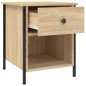 vidaXL Nachttisch Sonoma-Eiche 40x42x50 cm Holzwerkstoff vidaXL Nachttisch Sonoma-Eiche 40x42x50 cm Holzwerkstoff