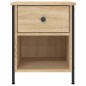 vidaXL Nachttisch Sonoma-Eiche 40x42x50 cm Holzwerkstoff vidaXL Nachttisch Sonoma-Eiche 40x42x50 cm Holzwerkstoff