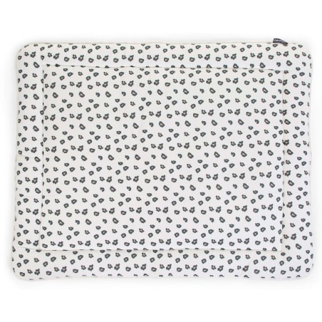 CHILDHOME Krabbeldecke 95x75 cm Jersey Leopard 