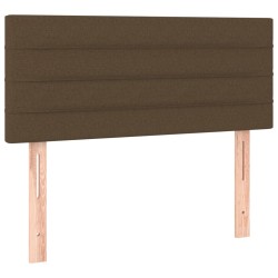 Kopfteil Dunkelbraun 90x5x78/88 cm Stoff