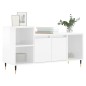 vidaXL TV-Schrank Hochglanz-Weiß 100x35x55 cm Holzwerkstoff vidaXL TV-Schrank Hochglanz-Weiß 100x35x55 cm Holzwerkstoff