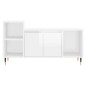 vidaXL TV-Schrank Hochglanz-Weiß 100x35x55 cm Holzwerkstoff vidaXL TV-Schrank Hochglanz-Weiß 100x35x55 cm Holzwerkstoff