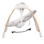 Bo Jungle Babywippe Dolphy Natur und Weiß Bo Jungle Babywippe Dolphy Natur und Weiß