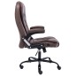 vidaXL Bürostuhl Dunkelbraun Wildleder-Optik vidaXL Bürostuhl Dunkelbraun Wildleder-Optik