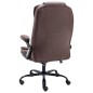vidaXL Bürostuhl Dunkelbraun Wildleder-Optik vidaXL Bürostuhl Dunkelbraun Wildleder-Optik
