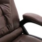 vidaXL Bürostuhl Dunkelbraun Wildleder-Optik vidaXL Bürostuhl Dunkelbraun Wildleder-Optik