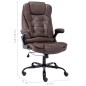 vidaXL Bürostuhl Dunkelbraun Wildleder-Optik vidaXL Bürostuhl Dunkelbraun Wildleder-Optik