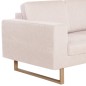 vidaXL 2-Sitzer-Sofa Stoff Cremeweiß vidaXL 2-Sitzer-Sofa Stoff Cremeweiß