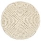 vidaXL Makramee Sitzpuff Handgefertigt 45 x 30 cm Baumwolle vidaXL Makramee Sitzpuff Handgefertigt 45 x 30 cm Baumwolle
