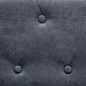 vidaXL Chesterfield-Sofa 2-Sitzer Kunstwildleder Grau vidaXL Chesterfield-Sofa 2-Sitzer Kunstwildleder Grau