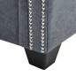 vidaXL Chesterfield-Sofa 2-Sitzer Kunstwildleder Grau vidaXL Chesterfield-Sofa 2-Sitzer Kunstwildleder Grau