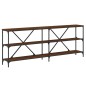vidaXL Konsolentisch Braun Eichen-Optik 200x30x75 cm Holzwerkstoff vidaXL Konsolentisch Braun Eichen-Optik 200x30x75 cm Holzwerkstoff