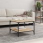 vidaXL Couchtisch Sonoma-Eiche 55x55x40 cm Holzwerkstoff vidaXL Couchtisch Sonoma-Eiche 55x55x40 cm Holzwerkstoff