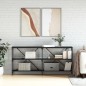 vidaXL Konsolentisch Schwarz 160x30x75 cm Holzwerkstoff und Eisen vidaXL Konsolentisch Schwarz 160x30x75 cm Holzwerkstoff und Eisen