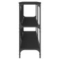 vidaXL Konsolentisch Schwarz 160x30x75 cm Holzwerkstoff und Eisen vidaXL Konsolentisch Schwarz 160x30x75 cm Holzwerkstoff und Eisen