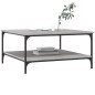 vidaXL Couchtisch Grau Sonoma 80x80x40 cm Holzwerkstoff vidaXL Couchtisch Grau Sonoma 80x80x40 cm Holzwerkstoff