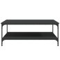 vidaXL Couchtisch Schwarz 100x100x40 cm Holzwerkstoff vidaXL Couchtisch Schwarz 100x100x40 cm Holzwerkstoff