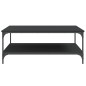 vidaXL Couchtisch Schwarz 100x100x40 cm Holzwerkstoff vidaXL Couchtisch Schwarz 100x100x40 cm Holzwerkstoff