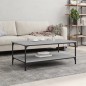 vidaXL Couchtisch Grau Sonoma 100x55x40 cm Holzwerkstoff vidaXL Couchtisch Grau Sonoma 100x55x40 cm Holzwerkstoff