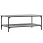 vidaXL Couchtisch Grau Sonoma 100x55x40 cm Holzwerkstoff vidaXL Couchtisch Grau Sonoma 100x55x40 cm Holzwerkstoff