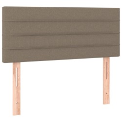 vidaXL Kopfteil Taupe 90x5x78/88 cm Stoff