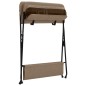 vidaXL Wickeltisch Taupe Eisen vidaXL Wickeltisch Taupe Eisen