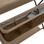vidaXL Wickeltisch Taupe Eisen vidaXL Wickeltisch Taupe Eisen