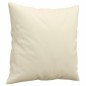 vidaXL 2-Sitzer-Sofa mit Zierkissen Creme 140 cm Kunstleder vidaXL 2-Sitzer-Sofa mit Zierkissen Creme 140 cm Kunstleder