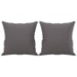 vidaXL 3-Sitzer-Sofa mit Zierkissen Grau 180 cm Kunstleder vidaXL 3-Sitzer-Sofa mit Zierkissen Grau 180 cm Kunstleder