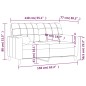 vidaXL 2-Sitzer-Sofa mit Zierkissen Hellgrau 140 cm Stoff vidaXL 2-Sitzer-Sofa mit Zierkissen Hellgrau 140 cm Stoff