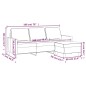 vidaXL 3-Sitzer-Sofa mit Hocker Hellgrau 180 cm Stoff vidaXL 3-Sitzer-Sofa mit Hocker Hellgrau 180 cm Stoff