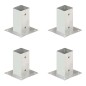 vidaXL Pfostenanker 4 Stk. Verzinktes Metall 71 mm vidaXL Pfostenanker 4 Stk. Verzinktes Metall 71 mm