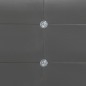 vidaXL Bettgestell Grau Kunstleder 180 x 200 cm vidaXL Bettgestell Grau Kunstleder 180 x 200 cm