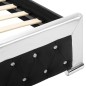 vidaXL Bettgestell Schwarz Kunstleder 90×200 cm vidaXL Bettgestell Schwarz Kunstleder 90×200 cm